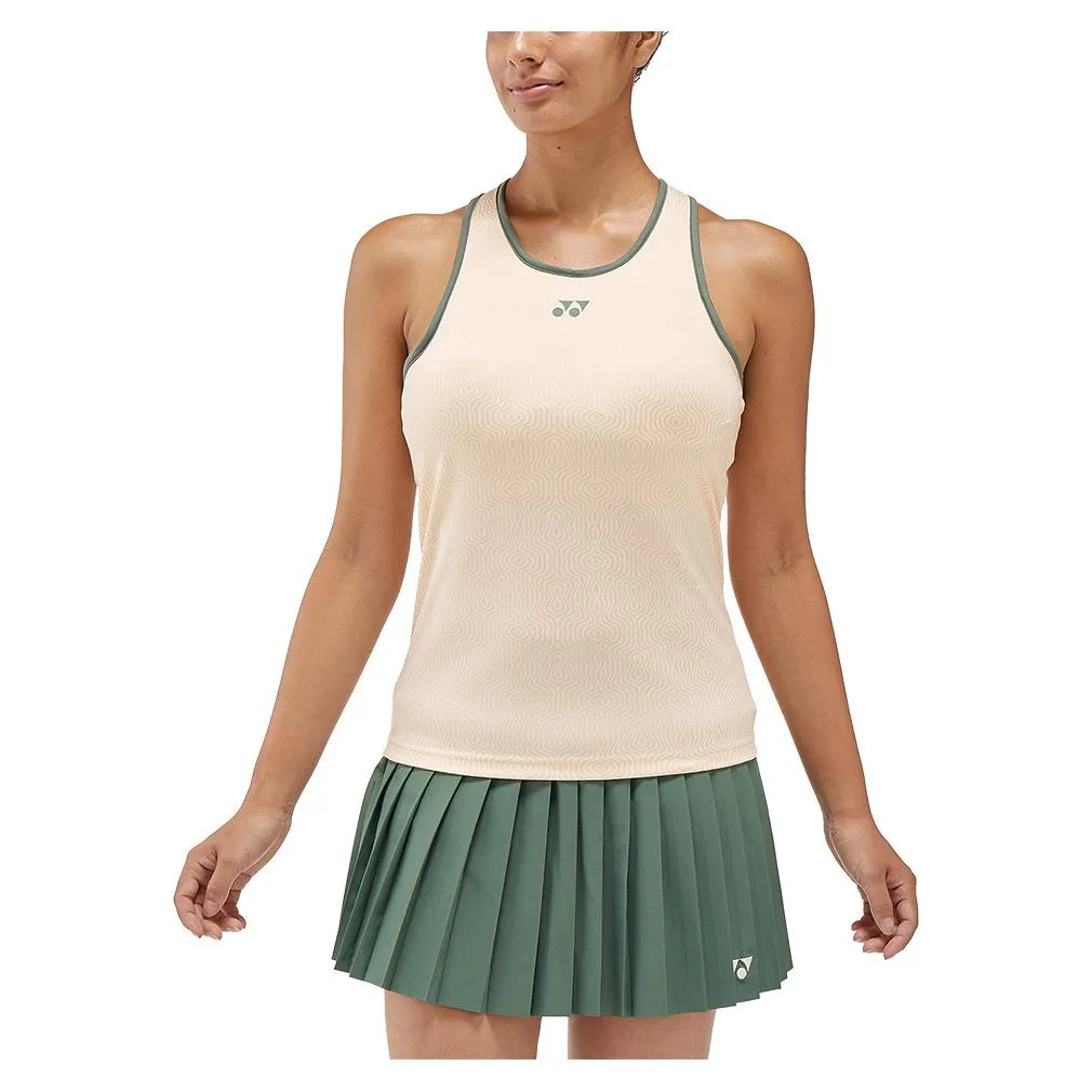 Womens Paris Tennis Tank Sand