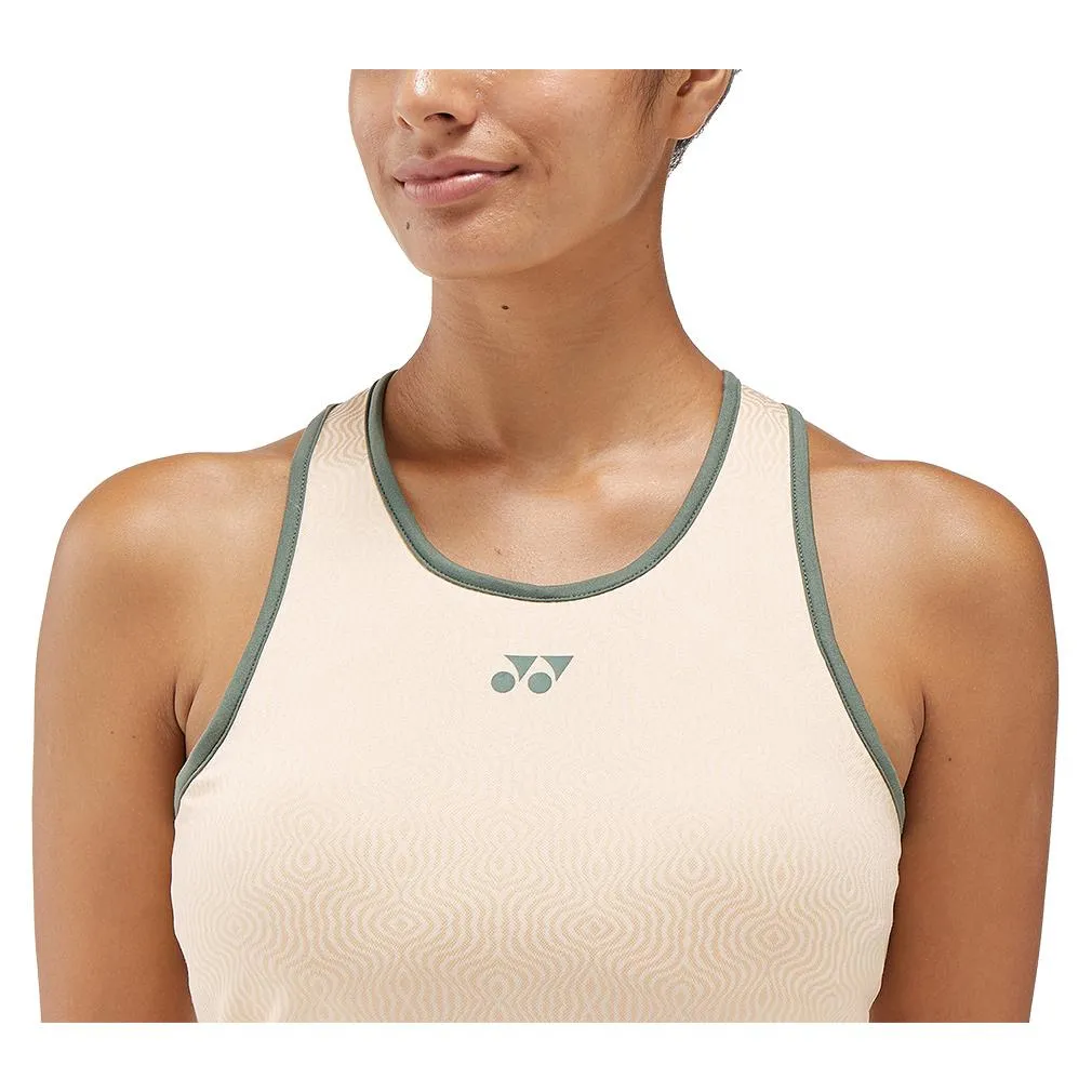 Womens Paris Tennis Tank Sand