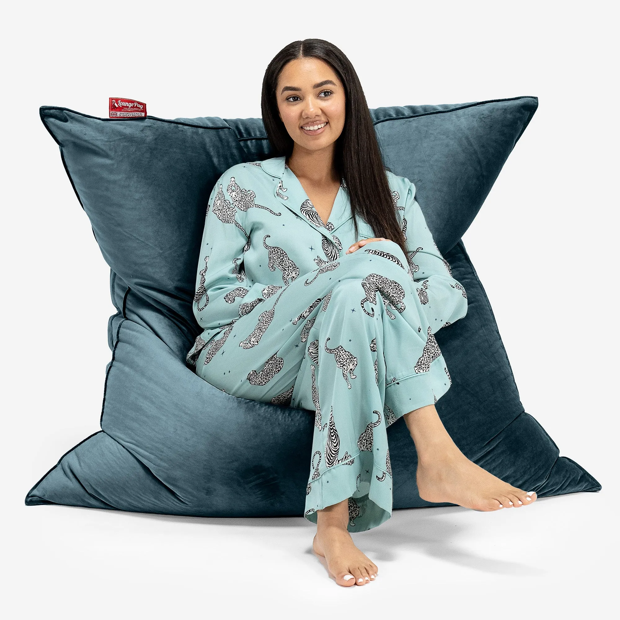 XL Pillow Beanbag - Velvet Teal