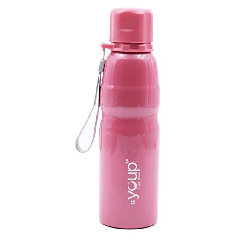 Youp Stainless Steel Pink Color Sports Series Bottle Harry - 750 ML