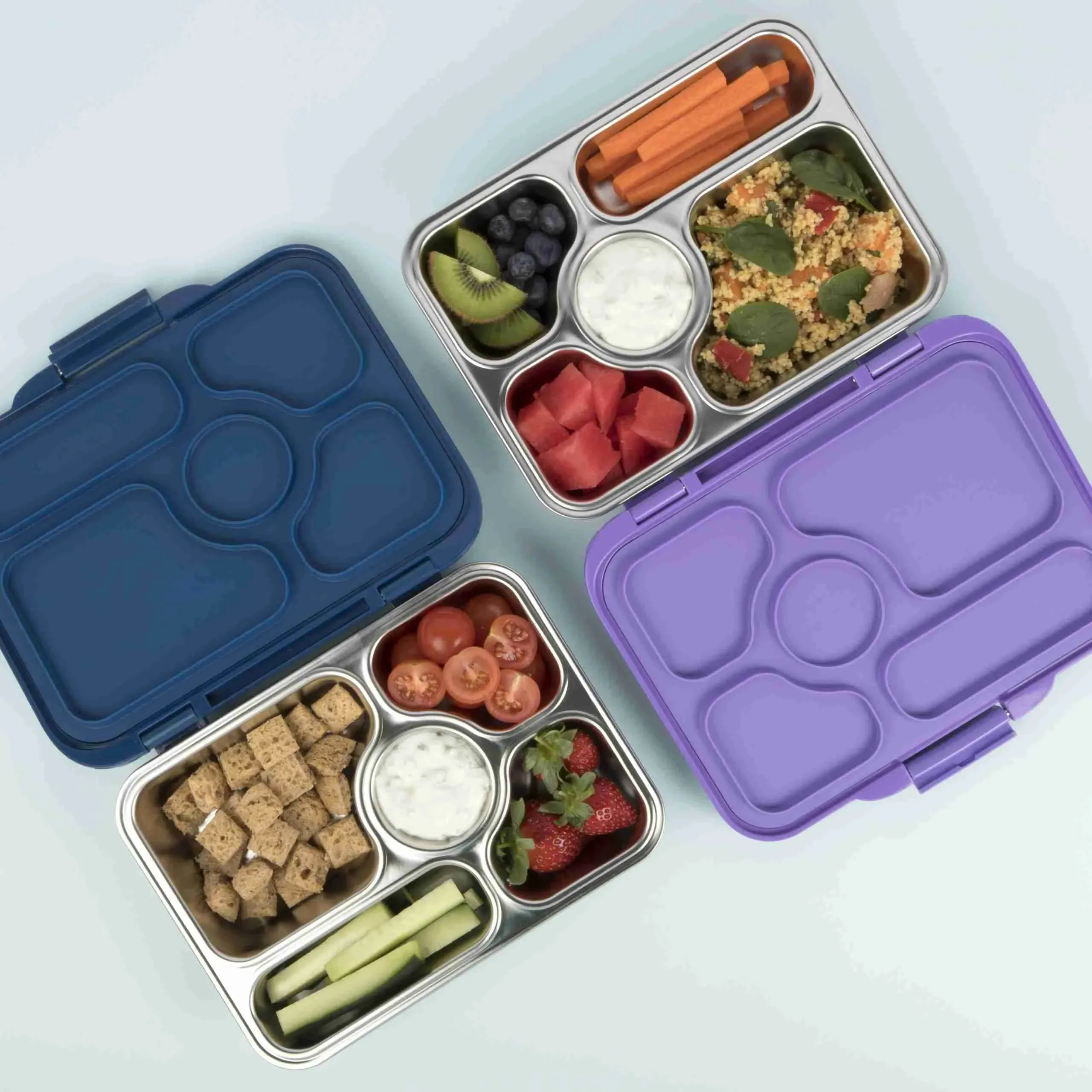 Yumbox Presto-Stainless Steel Leakproof Bento Box REMY LAVENDER