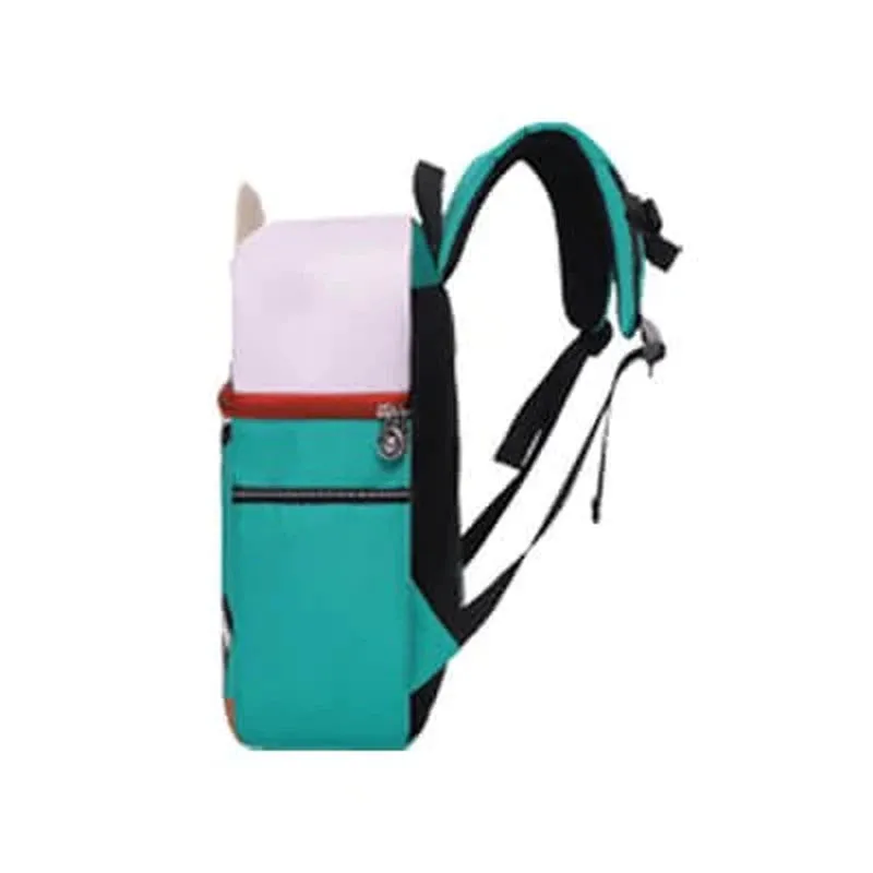 Zoe the zebra kids teal backpack